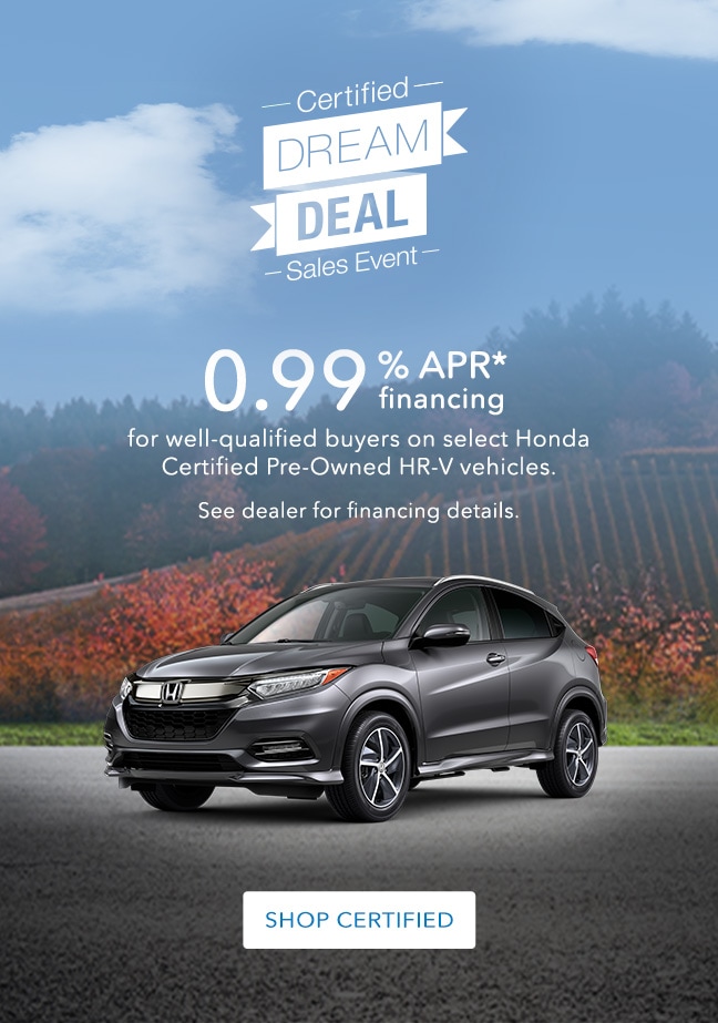 Honda Special Offers on Certified PreOwned Vehicles