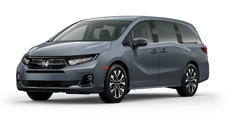 2026 Odyssey Elite 3/4 front view in Sonic Gray Pearl. 2026 Odyssey Elite 3/4 front view in Sonic Gray Pearl.