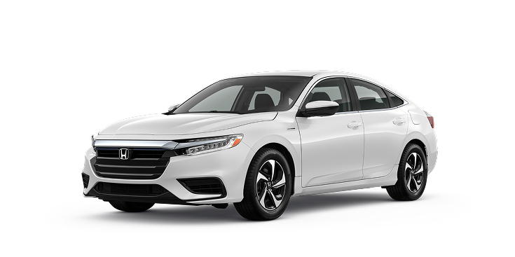 2022 Insight LX front view in Platinum White Pearl, shown on a plain white background.