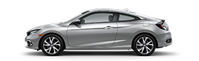 Side View of the Honda Civic Coupe