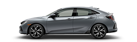 Side View of the Honda Civic Hatchback