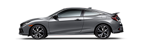Side View of the Honda Civic SI Coupe